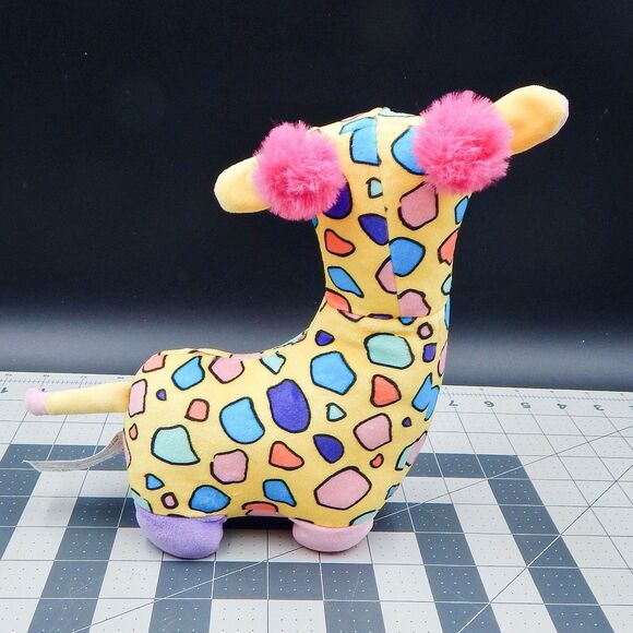Megan Plays Giraffe Plush Toy Beanie Basic Fun Claires Exclusive Stuffed - Picture 3 of 7